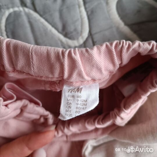 Вещи на девочку 6-12 мес, next, hm и др