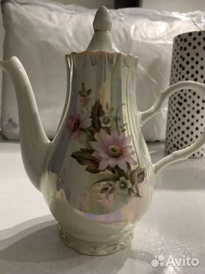 Кофейный сервиз СССР 21 предмет Добрушский