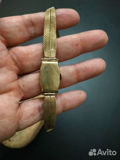 Антикварные, позолото, Швейцарские часы 