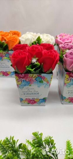 Мыльные розы букет
