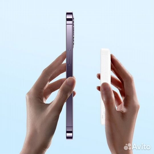 Повербанк Baseus на 10000 мАч 20 Вт MagSave белый