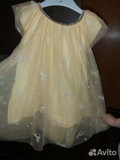 Платье для девочки 92
