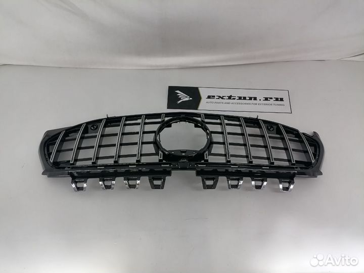 Решетка GT на Mercedes CLA c/x 118 хром 2019