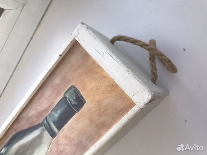 Деревянный ящик корбка для бутылки