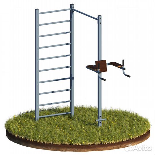 Комплекс уличный (лестница,турник,брусья-пресс)