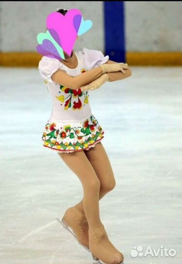 Костюм Арлекино для фигурного катания