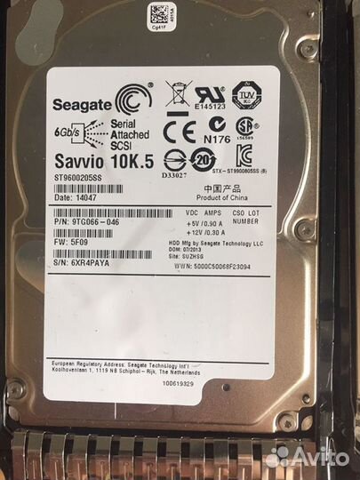 Жесткие диски Seagate 600GB 10K 2.5