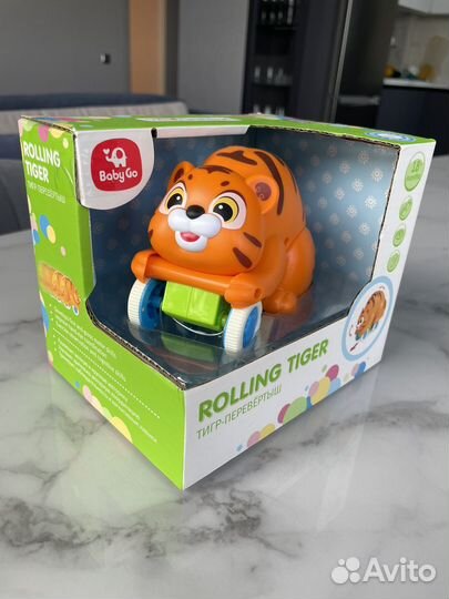 Игрушка-каталка тигр-перевертыш BabyGo