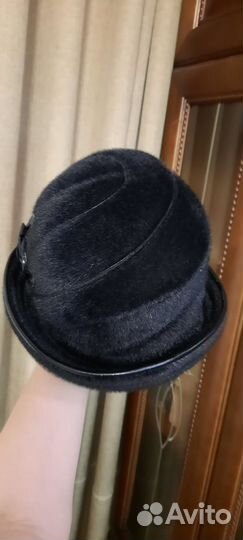 Шляпа женская черная
