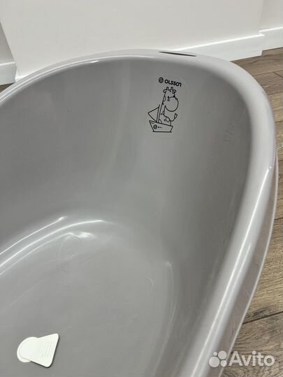 Ванночка для купания с горкой и матрасиком