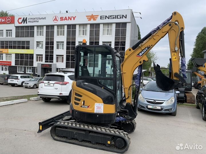 Мини-экскаватор Sany SY26U, 2022