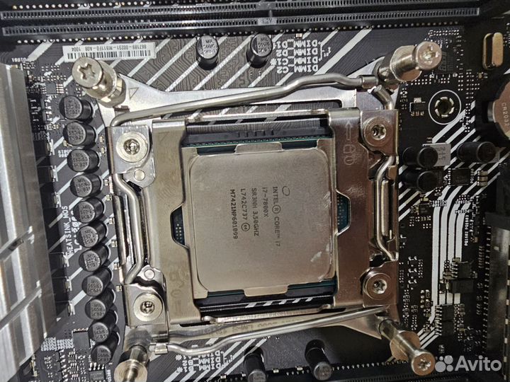 Комплект мат. плата X299-A II LGA 2066/7800x/64gb