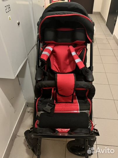 Новая Коляска для детей с дцп +столик