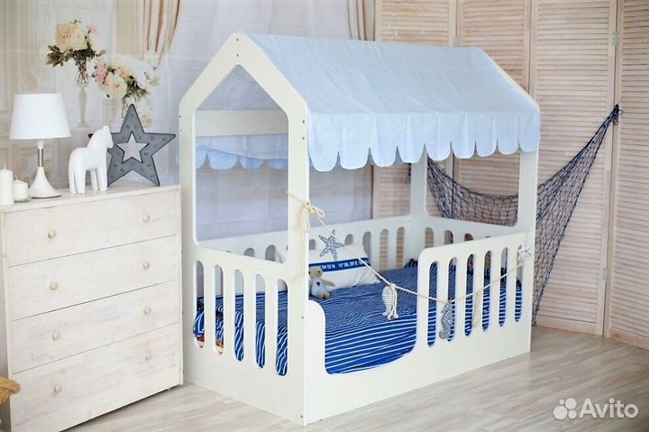Кровать Домик 80*160 от производителя.Достав.беспл