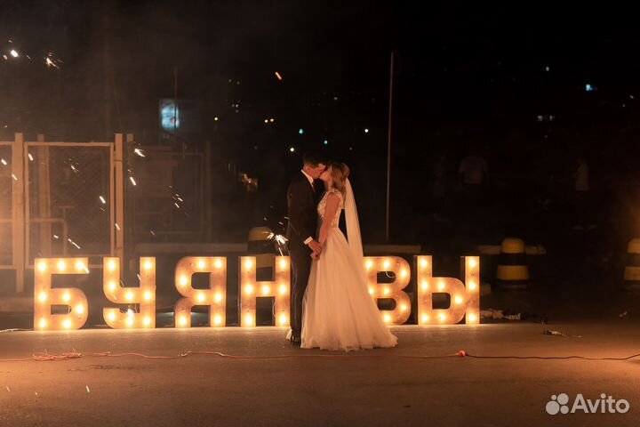 Объемные световые цифры и буквы на заказ