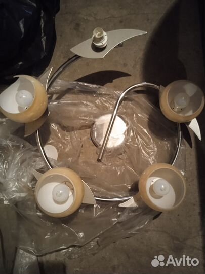 Люстра потолочная бу