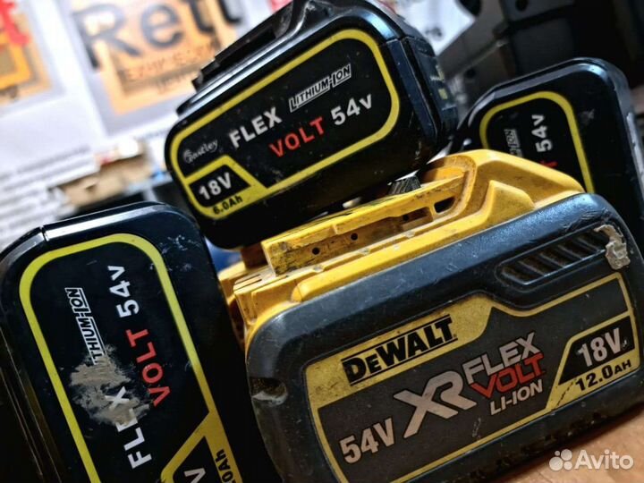 Ремонт батарей DeWalt Flexvolt