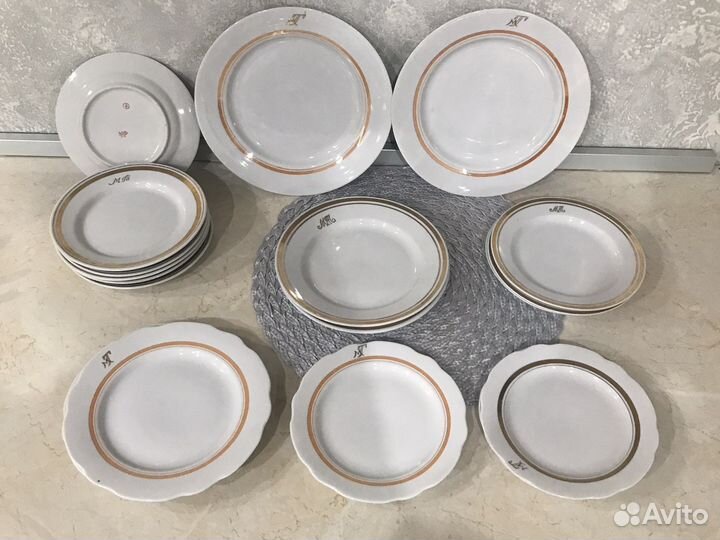 Наборы тарелок СССР