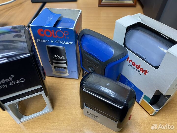 Оснастки для печатей и шампов