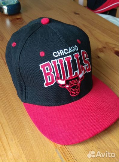 Бейсболка mitchell ness NBA Chicago bulls кепка