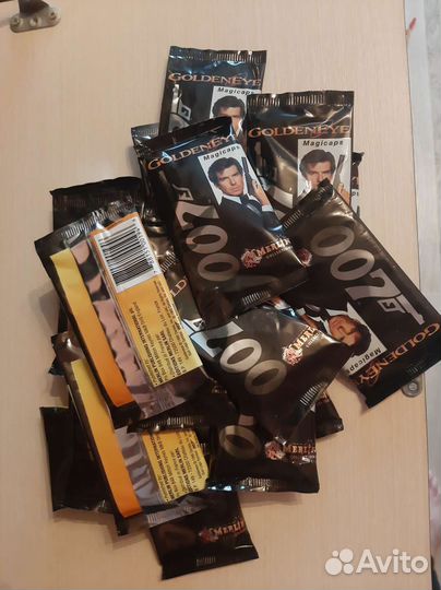 Запечатанные пакетики с фишками