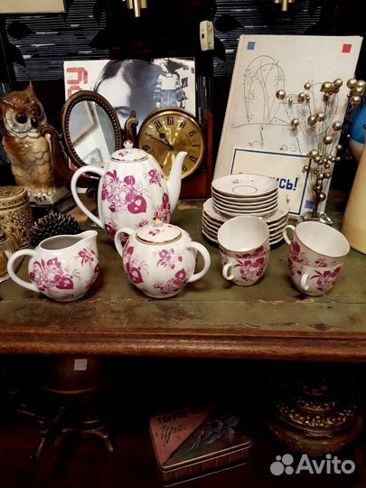 Сервизы лфз фарфор винтаж ретро чайный кофейный