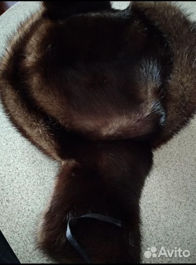 Шапка ушанка мужская меховая