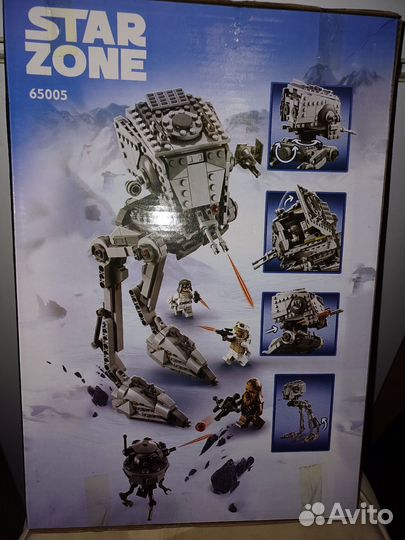 Конструктор Звёздные войны шагоход AT-ST на Хоте