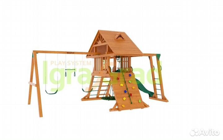 Детская площадка Крепость Фани с рукоходом(Дерево)