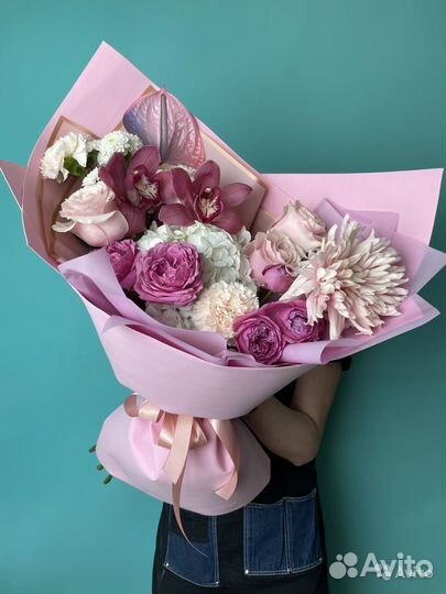 Живые цветы букеты