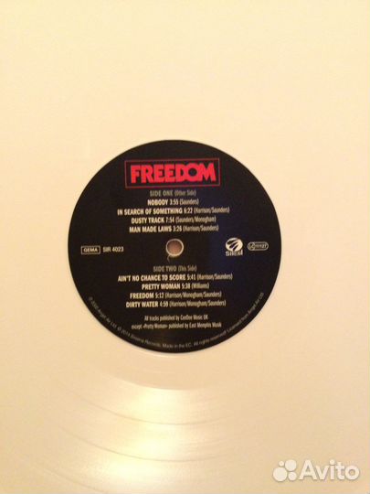 Freedom/ Freedom, white vinyl, 2014, new