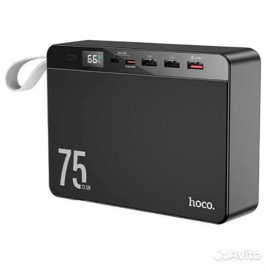 Внешний аккумулятор Hoco J94 (75000mAh, 22.5w) чер