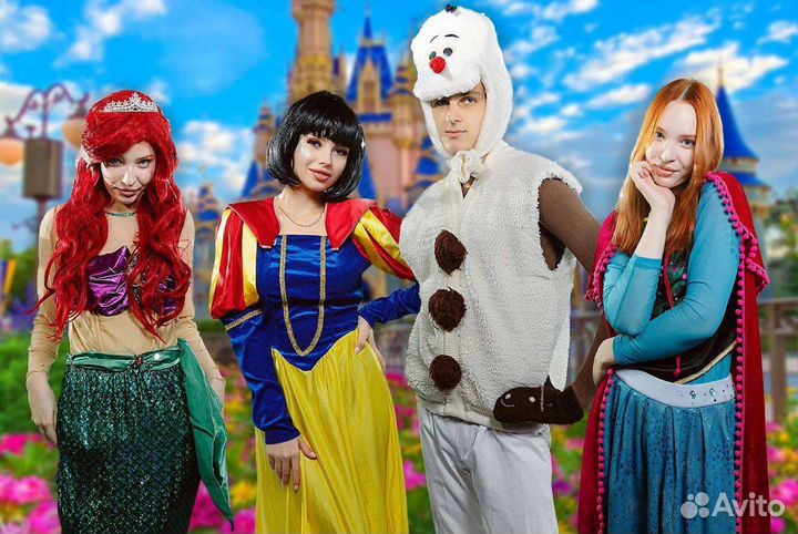 Аниматоры, аквагрим, шоу мыльных пузырей, уэнсдей