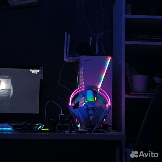 Игровые наушники с RGB