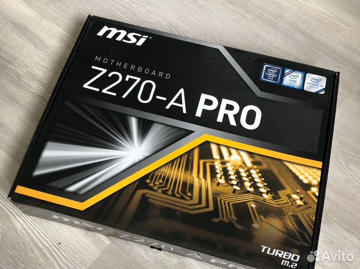 Материнская плата msi z270-a pro