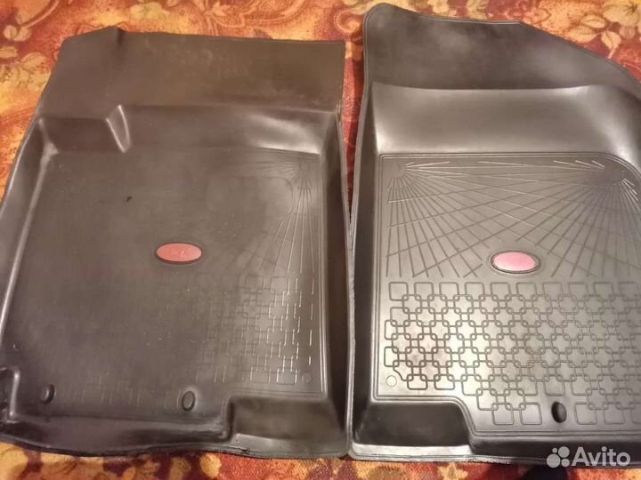 Резиновые коврики kia rio 3