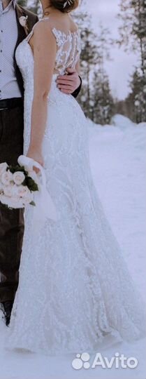 Свадебное платье рыбка 40-44