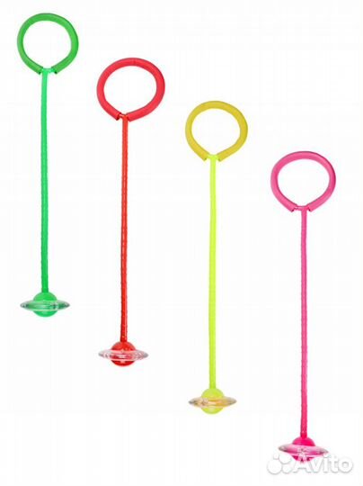 Нейроскакалка 63см (цвета микс, свет) 6191