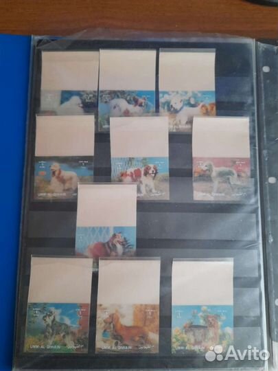 Стереомарки 5 полных наборов