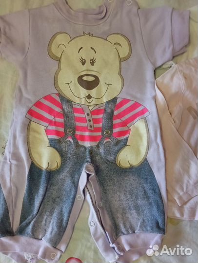 Вещи пакетом для девочки 68-74