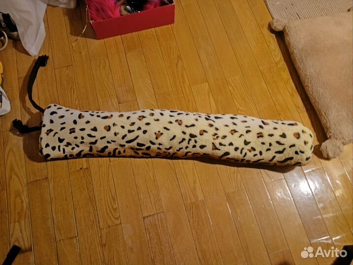 Фурри хвост леопарда для косплея