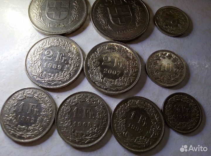 Швейцарские монеты