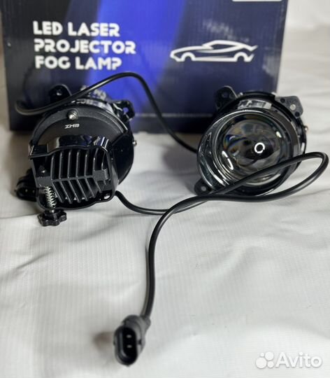 Противотуманные фары LED Калина, Гранта линза