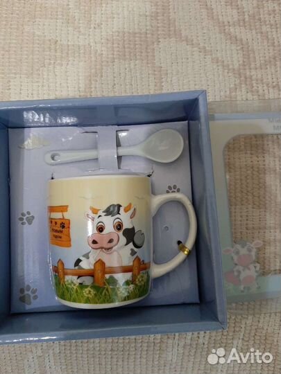 Кружка с ложочкой подарочная