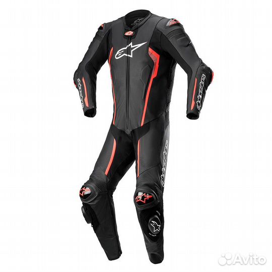 Alpinestars Missile V2 1PC Black-white-red fluo