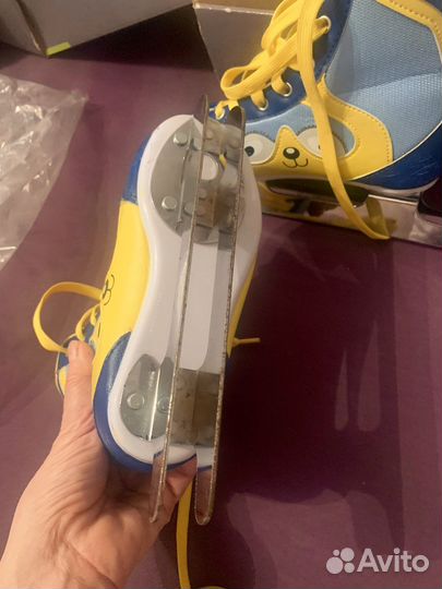 Коньки двухполозные 29 размер