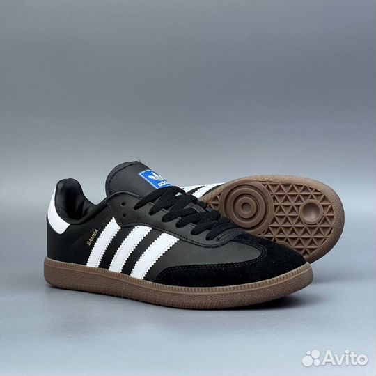 Мужские кроссовки Adidas Samba Black