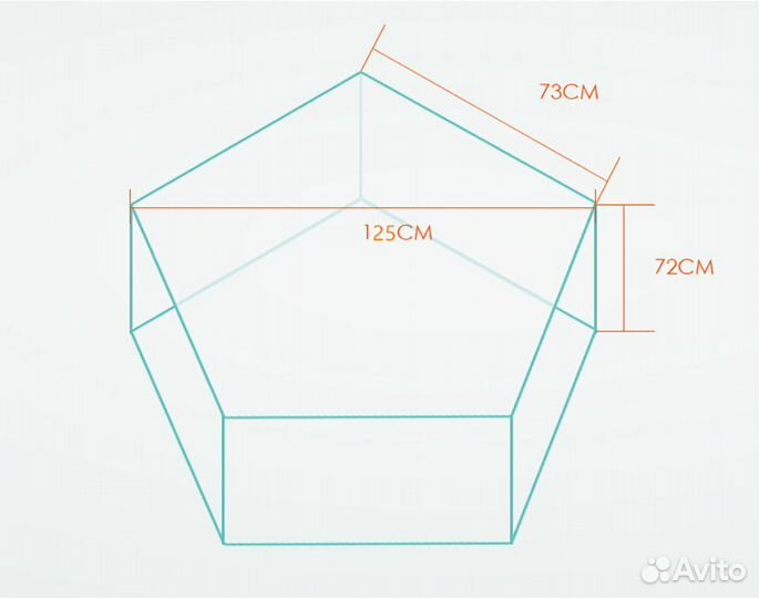 Манеж складной детский сухой бассейн новый
