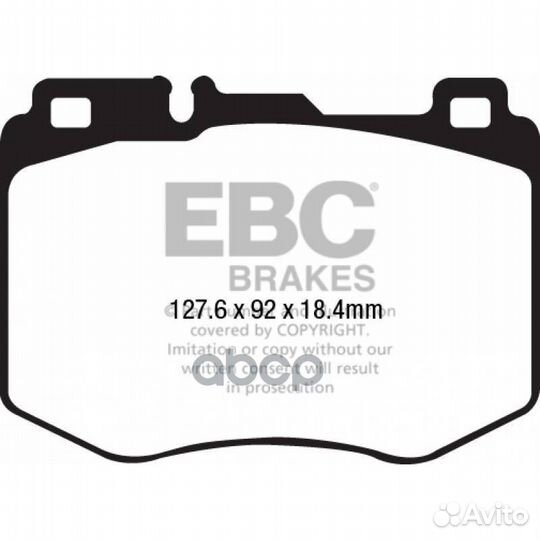 Накладки тормозные DP42210R EBC Brakes