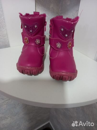 Ботинки зимние для девочки 25 размер